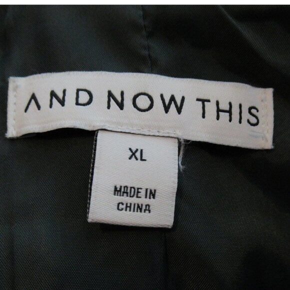 And Now This Women's Cropped Eyelash Shirt Jacket Shacket, Gray Multi Plaid, XL - Picture 4 of 6